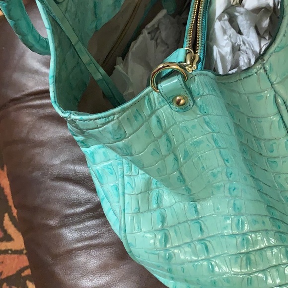 🎉🎉🎉💙HOST PICK NWT Color Mint La Scala Brahmin - Picture 7 of 8